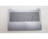 Lenovo 5CB1K95028 C-Cover with keyboard, Spanish, Arctic Grey, Backlight, FingerPrint, UK