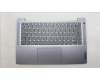 Lenovo 5CB1K97751 C-Cover with keyboard,Portuguese,Arctic Grey,Backlight,FingerPrint