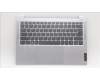 Lenovo 5CB1L10853 C-Cover with keyboard, French, Cloud Grey, Backlight, Non-Fingerprint, US