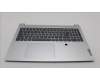 Lenovo 5CB1L11359 C-Cover with keyboard, Greek, Cloud Grey, Backlight, Fingerprint, US