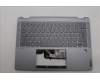 Lenovo 5CB1L30678 C-Cover with keyboard, Nordic, Arctic Grey, Backlight, UK