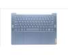 Lenovo 5CB1L39508 C-Abdeckung mit Tastatur, Bulgarisch, aquamarinblau, Ohne Puresight-Logo, GB