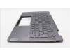 Lenovo 5CB1L40779 C-Abdeckung mit Tastatur, Slowenisch, sturmgrau, Fingerabdruckleser