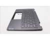 Lenovo 5CB1L40805 C-Abdeckung mit Tastatur, Griechisch, Sturmgrau, Ohne_Fingerabdruckscanner