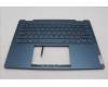 Lenovo 5CB1L40875 C-Abdeckung mit Tastatur, Belgisch, aquamarinblau, Ohne Fingerabdruck, GB