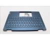 Lenovo 5CB1L40877 C-Abdeckung mit Tastatur, Französisch, Aquamarinblau, Ohne_Fingerabdruckscanner