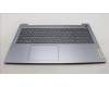 Lenovo 5CB1L45896 C-Abdeckung mit Tastatur, Schweiz, arktisgrau, Hintergrundbeleuchtung, Fingerabdruckleser