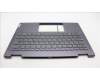 Lenovo 5CB1L47269 C-Abdeckung mit Tastatur, Portugiesisch, sturmgrau, Fingerabdruckleser