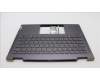 Lenovo 5CB1L48312 C-Abdeckung mit Tastatur, Arabisch, sturmgrau, Ohne Fingerabdruck, US