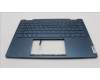 Lenovo 5CB1L48343 C-Abdeckung mit Tastatur, Belgisch, aquamarinblau, Ohne Fingerabdruck, GB