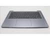 Lenovo 5CB1L49444 C-Abdeckung mit Tastatur, Deutsch, arktisgrau, Ohne_Hintergrundbeleuchtung, Ohne_Fingerabdruckscanner