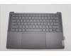 Lenovo 5CB1L49537 C-Abdeckung mit Tastatur, Hebräisch, sturmgrau