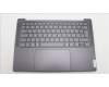 Lenovo 5CB1L50259 C-Abdeckung mit Tastatur, Deutsch, sturmgrau, Puresight-Logo