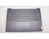 Lenovo 5CB1L50287 C-Abdeckung mit Tastatur, Spanisch, sturmgrau, Puresight-Logo
