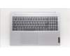 Lenovo 5CB1L50490 C-Abdeckung mit Tastatur, Skandinavien, Wolkengrau, Hintergrundbeleuchtung, Ohne_Fingerabdruckscanner