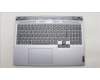 Lenovo 5CB1L60091 C-Cover with keyboard,Nordic,Mineral Grey,Backlight