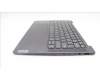 Lenovo 5CB1L80277 C-Cover with keyboard,US English Euro,Storm Grey