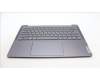 Lenovo 5CB1L88128 C-Cover with keyboard, Hebrew, Storm Grey, Non-Fingerprint, US