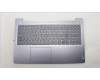Lenovo 5CB1L99508 C-Cover with keyboard, Bulgarian, Arctic Grey, Backlight, UK