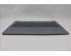 Lenovo 5CB1M23516 C-Cover with keyboard, Portuguese, Arctic Grey, Non-Backlight, Fingerprint, UK