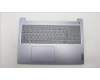 Lenovo 5CB1M45223 C-Cover with keyboard, Spanish, Arctic Grey, Backlight, Fingerprint, UK