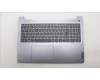 Lenovo 5CB1M46049 C-Cover with keyboard, Italian, Arctic Grey, Non-Backlight, Fingerprint, UK