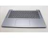 Lenovo 5CB1M46187 C-Cover with keyboard, Italian, Arctic Grey, Fingerprint, UK