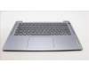 Lenovo 5CB1M46195 C-Cover with keyboard, Spanish, Arctic Grey, Fingerprint, UK