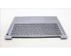 Lenovo 5CB1M46195 C-Cover with keyboard, Spanish, Arctic Grey, Fingerprint, UK