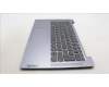 Lenovo 5CB1M46395 C-Cover with keyboard, UK English, Arctic Grey, Non-Fingerprint, UK