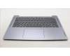 Lenovo 5CB1M46418 C-Cover with keyboard, US English Euro, Arctic Grey, Non-Fingerprint, US