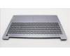 Lenovo 5CB1M46858 C-Cover with keyboard, Hungarian, Arctic Grey, Backlight, Fingerprint, UK
