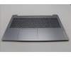 Lenovo 5CB1M46877 C-Cover with keyboard, Belgian, Arctic Grey, Backlight, UK