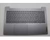 Lenovo 5CB1M46906 C-Cover with keyboard, Ukraine, Arctic Grey, Backlight, US