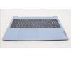 Lenovo 5CB1M46946 C-Cover with keyboard, US English Euro, Frost Blue, Backlight, US