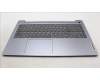 Lenovo 5CB1M47049 C-Cover with keyboard, German, Arctic Grey, Non-Backlight, Fingerprint, UK