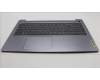Lenovo 5CB1M47050 C-Cover with keyboard, Arabic, Arctic Grey, Non-Backlight, Fingerprint, US