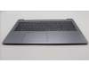 Lenovo 5CB1M47069 C-Cover with keyboard, Italian, Arctic Grey, Non-Backlight, UK
