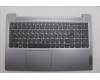 Lenovo 5CB1M47096 C-Cover with keyboard, Ukraine, Arctic Grey, Non-Backlight, US
