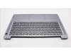 Lenovo 5CB1M47818 C-Cover with keyboard, Belgian, Arctic Grey, Fingerprint, UK
