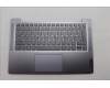 Lenovo 5CB1M47852 C-Cover with keyboard, Czech/Slovakian, Arctic Grey, Non-Fingerprint, UK