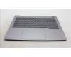 Lenovo 5CB1M48346 C-Cover with keyboard, Russian, Arctic Grey, Backlight, US
