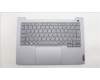 Lenovo 5CB1M48353 C-Cover with keyboard, UK English, Arctic Grey, Backlight, UK
