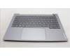 Lenovo 5CB1M48354 C-Cover with keyboard, Ukraine, Arctic Grey, Backlight, US