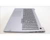 Lenovo 5CB1M48403 C-Cover with keyboard, Greek, Arctic Grey, Backlight, US
