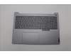 Lenovo 5CB1M48404 C-Cover with keyboard, Hebrew, Arctic Grey, Backlight, US