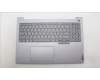 Lenovo 5CB1M48413 C-Cover with keyboard, Russian, Arctic Grey, Backlight, US