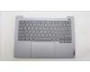 Lenovo 5CB1M48480 C-Cover with keyboard, Russian, Arctic Grey, Backlight, US