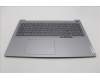 Lenovo 5CB1M48528 C-Cover with keyboard, French Arabic, Arctic Grey, Backlight, UK