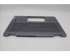 Lenovo 5CB1N61308 C-Cover with keyboard, German, Luna Grey, w/Storm Grey Keycaps, UK